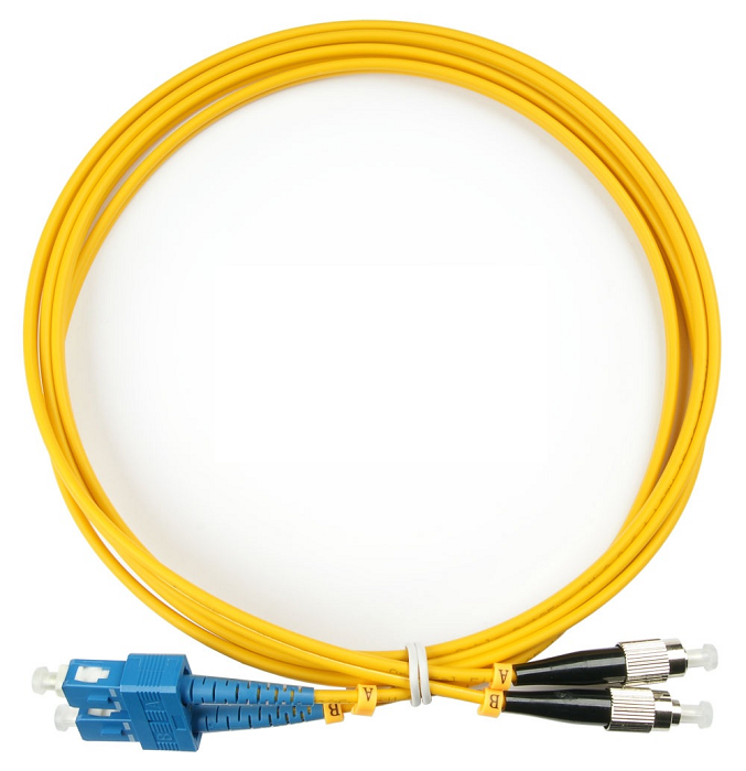 Патч-корд волоконно-оптический TopLAN DPC-TOP-652-FC/U-SC/U-1.5