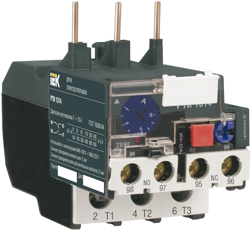 Тепловое реле IEK DRT10-D016-D025