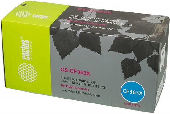 Тонер-картридж Cactus CS-CF363X Пурпурный