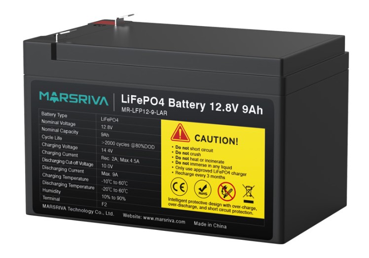 Батарея Marsriva MR-LFP12-9-LAR