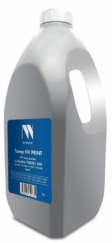 Тонер-картридж NVP NV-TN820/850-Type2-1kg Черный