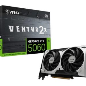 Видеокарта MSI nVidia GeForce RTX 5060, 8 ГБ GDDR7, [RTX 5060 8G VENTUS 2X OC V1]