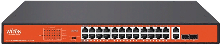 Коммутатор неуправляемый Wi-Tek WI-PS526G v4