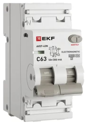 Автомат дифференциальный EKF D63N26MA63C300