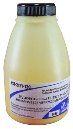 Тонер-картридж B&W (Black&White) KST-212Y-120 Желтый