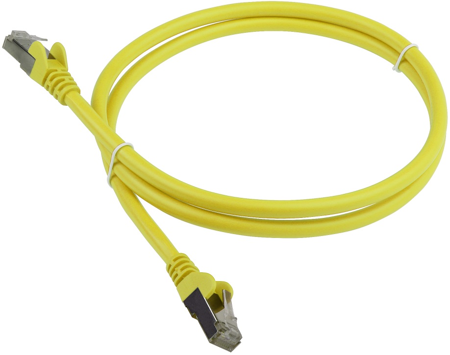 Кабель патч-корд F/UTP 6 кат. 5м Lanmaster LAN-PC45/S6-5.0-YL