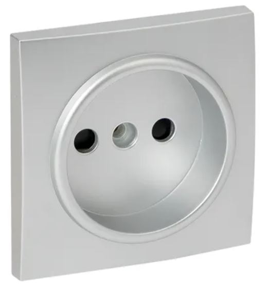 Накладка розетки без заземления EKF ESR10-L-022-30