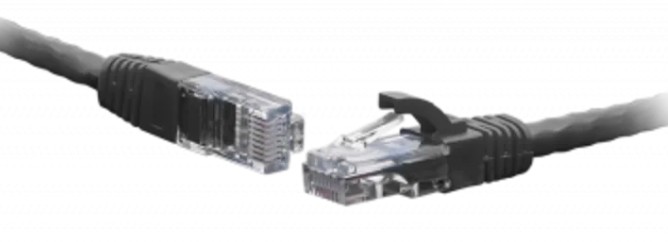Кабель патч-корд U/UTP 6 кат. 10м SNR SNR-UU4-6-100-LST-BK
