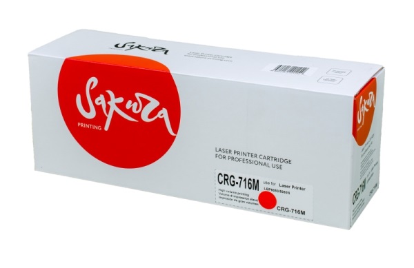 Тонер-картридж Sakura SACRG716M/CB543A Пурпурный