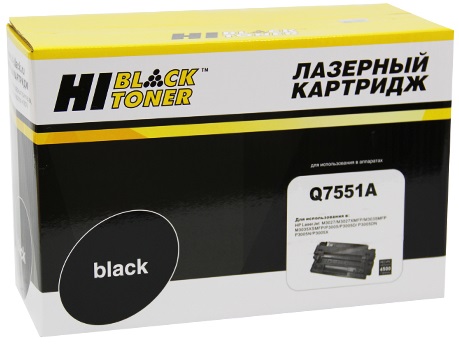 Тонер-картридж Hi-Black HB-Q7551A Черный