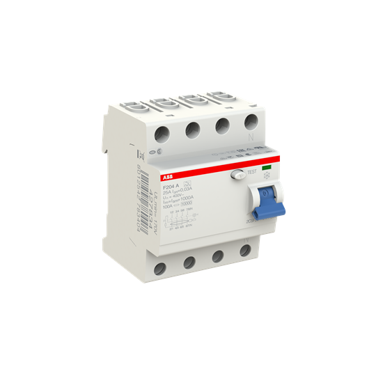 Выключатель дифференциального тока (ВДТ, УЗО) ABB 2CSF204101R1250