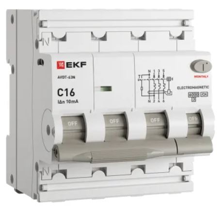 Автомат дифференциальный EKF D63N46MA16C10