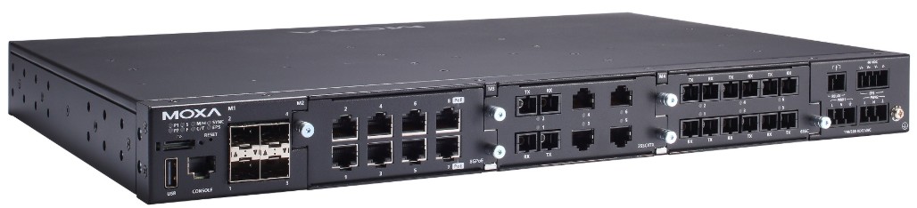Коммутатор управляемый MOXA RKS-G4028-4GS-2HV-T