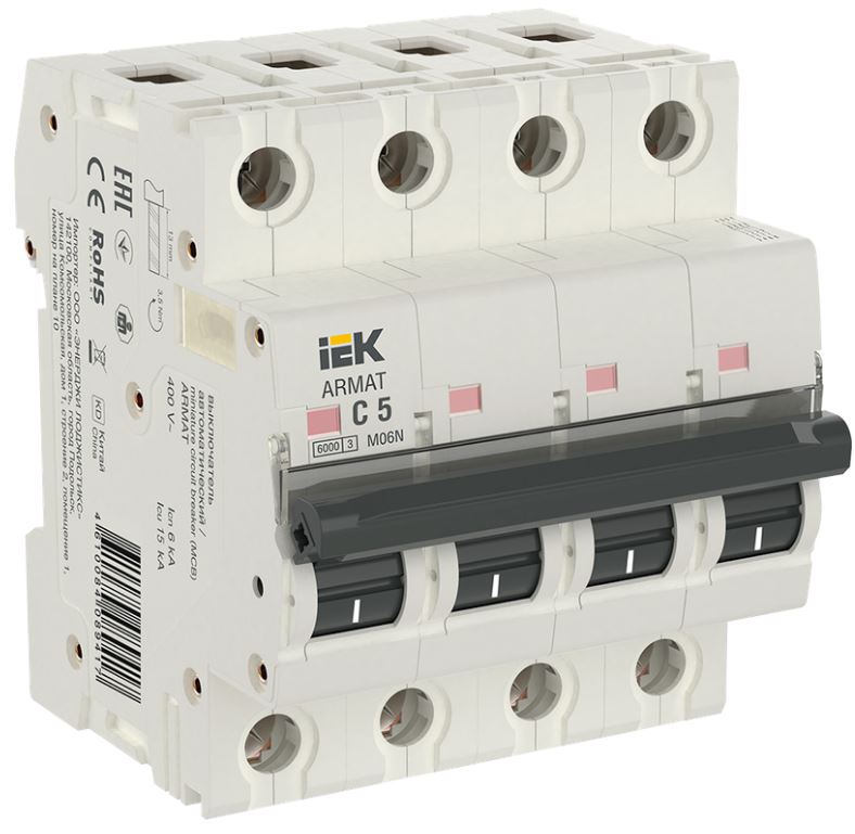 Автоматический выключатель IEK AR-M06N-4-C005