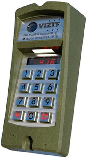 Вызывная панель VIZIT БВД-416FCBE