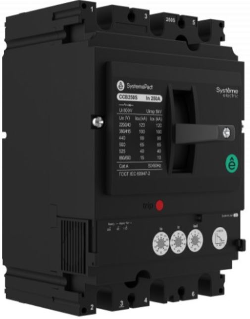 Автоматический выключатель в литом корпусе Systeme Electric SPC100N032L3DF