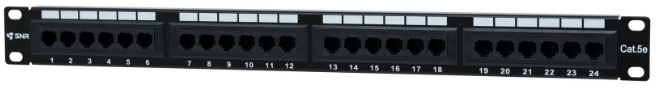 Патч-панель SNR SNR-UD-1U24-5E-H-LC