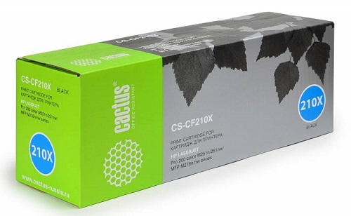 Тонер-картридж Cactus CS-CF210X Черный