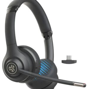 Беспроводные наушники JLab GO Work Version 2, Bluetooth, Накладные, Черный, [IEUHBGOWORKRBLK4/HBGOWORKRBLK4]