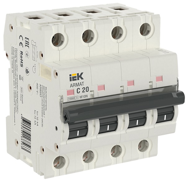 Автоматический выключатель IEK AR-M10N-4-C020