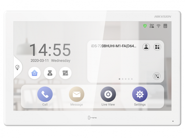 Видеодомофон HIKVISION DS-KH9510-WTE1(B)