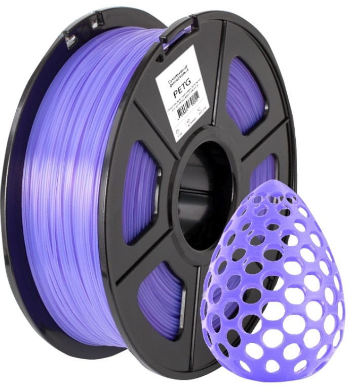 Пластик для принтера 3D PETG Cactus CS-3D-PETG-1KG-T-PURPLE