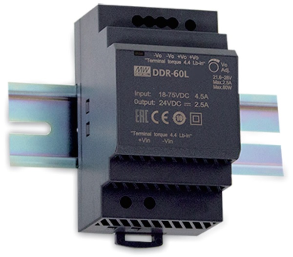 Преобразователь DC-DC модульный Mean Well DDR-60L-12