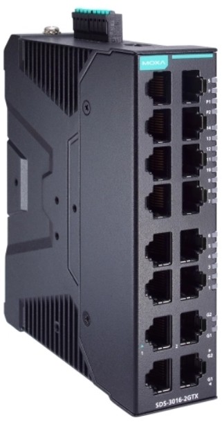 Коммутатор управляемый MOXA SDS-3016-2GTX