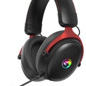 Проводная стереогарнитура Marvo Tactic X Pro, Радиоканал, Накладные, Черный, [HG9076W]