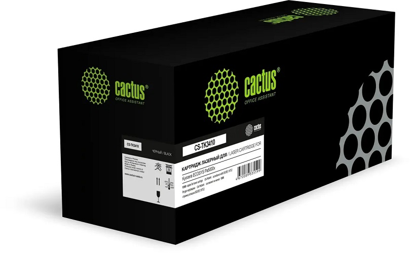 Тонер-картридж Cactus CS-TK3410 Черный