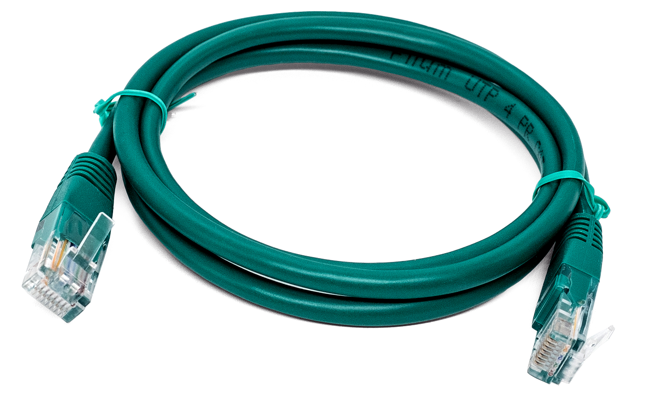 Кабель патч-корд U/UTP 5e кат. 1м Filum FL-U5-1M-G