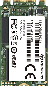 SSD накопитель 240 ГБ Transcend TS240GMTS420S, SATA III, [TS240GMTS420S]