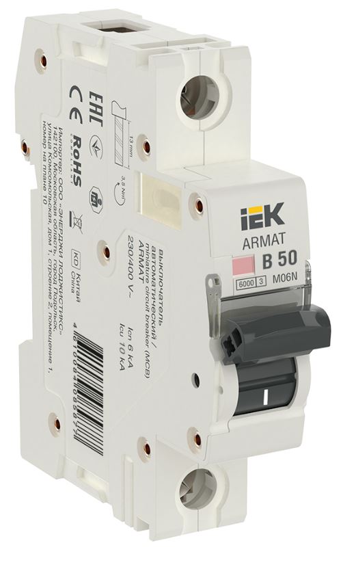 Автоматический выключатель IEK AR-M06N-1-B050