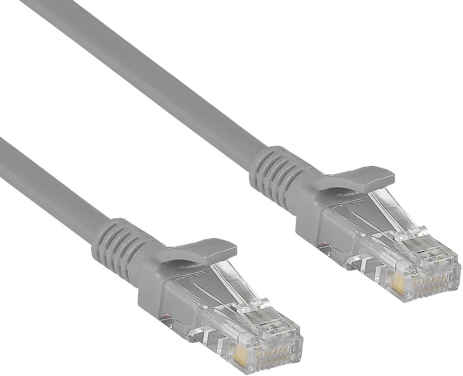 Кабель патч-корд U/UTP 6 кат. 2м Exegate UTP-RJ45-RJ45-C6-2M-GY
