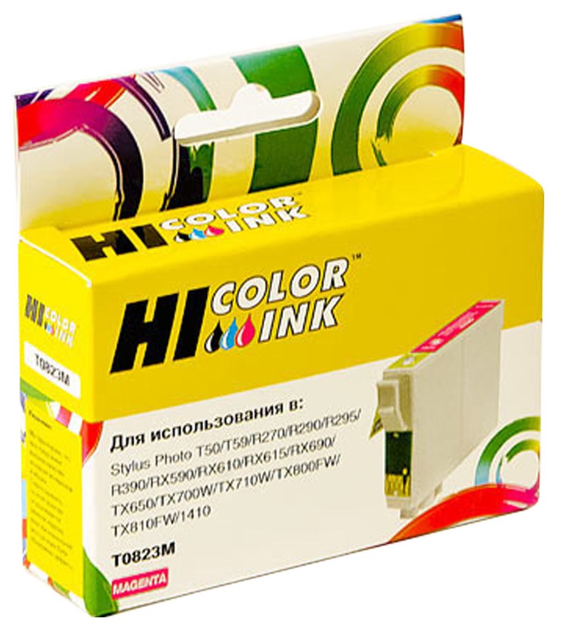 Тонер-картридж Hi-Black HB-T0823 Пурпурный