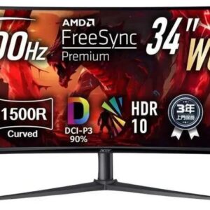 Монитор 34 " Acer Nitro XZ340CURX2bmiipphx, Черный, [UM.CX0CD.201]