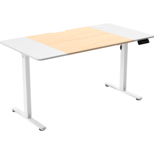 Компьютерный стол ZONE 51 e-Freeflow 140x75 Light Wood White