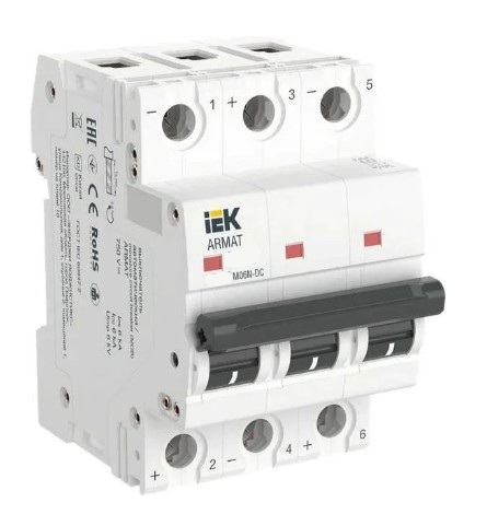 Автоматический выключатель IEK AR-M06N-3-L063DC