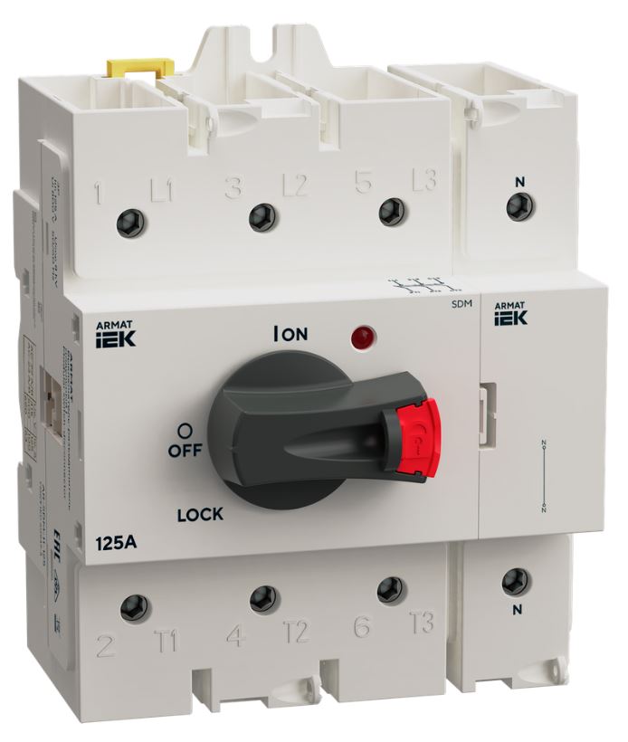 Полюс нейтральный IEK AR-SDM-AUX-ANP-125