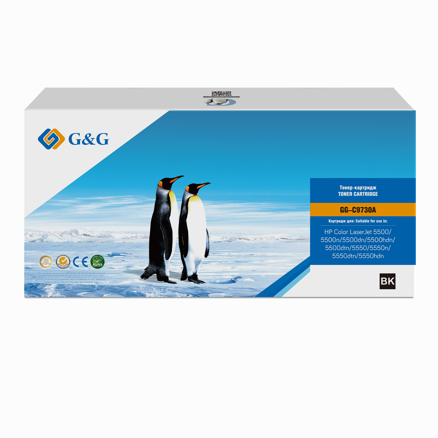 Тонер-картридж G&G GG-C9730A Черный