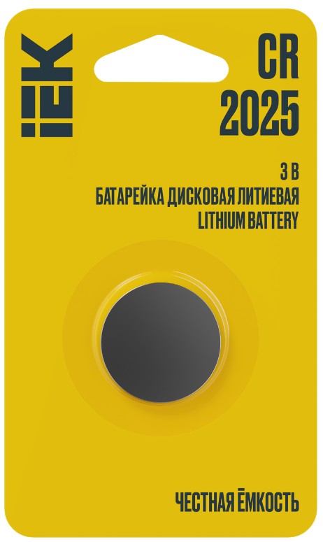 Батарейка IEK ABT-CR2025-OP-L01