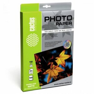 Фотобумага Cactus CS-MA4190100DS
