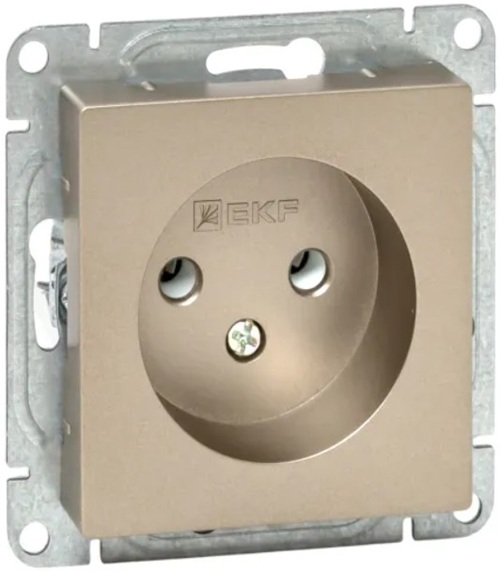 Розетка без заземления EKF UP1-SOC-100