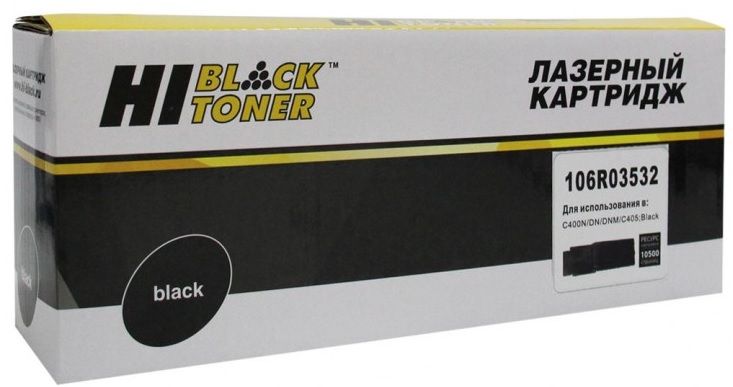 Тонер-картридж Hi-Black HB-106R03532 Черный