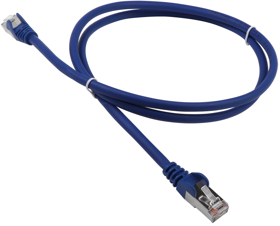 Кабель патч-корд F/UTP 5e кат. 5м Lanmaster LAN-PC45/S5E-5.0-BL
