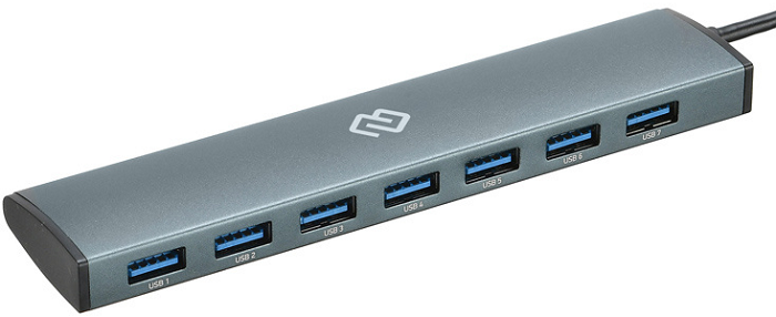 Разветвитель USB 3.1 Digma HUB-7U3.0-UC-G