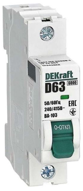 Автоматический выключатель DEKraft 12343DEK