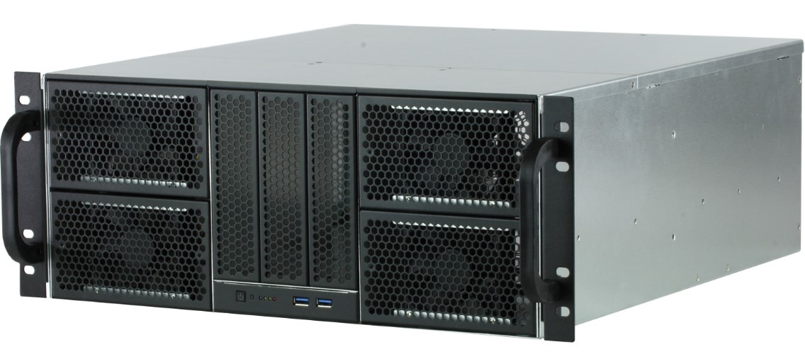 Корпус серверный 4U Procase RE411-D3H12-E-55