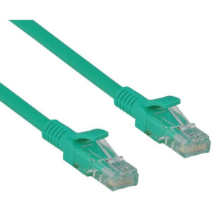 Патч-корд ExeGate UTP-RJ45-RJ45-5e-0,3M-LSZH-GN, 0.3м