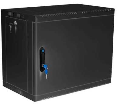 Шкаф настенный 19", 9U ЦМО ШРН-9.350.1-9005